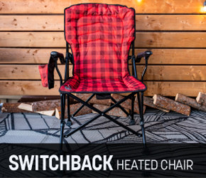 Switchback heated chair