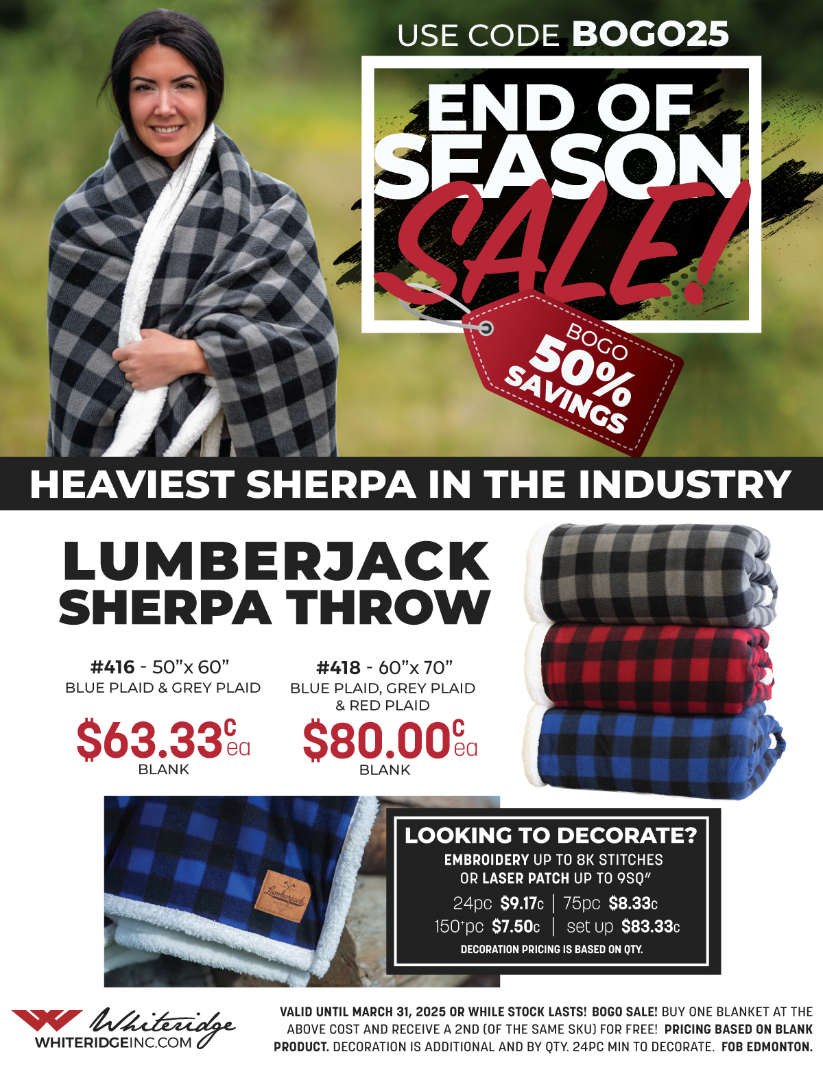 BOGO Lumberjack Special